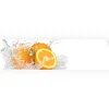 Myspotti Küchenrückwandfolie Aqua Orange Selbstklebend 280 cm x 60 cm