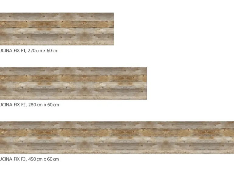 Myspotti Küchenrückwandfolie Holz Selbstklebend 280 cm x 60 cm