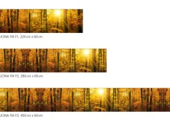 Myspotti Küchenrückwandfolie Herbstwald Selbstklebend 280 cm x 60 cm