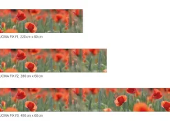 Myspotti Küchenrückwandfolie Mohn Selbstklebend 280 cm x 60 cm
