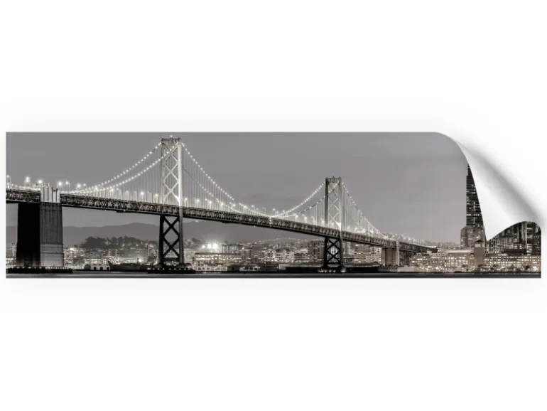 Myspotti Küchenrückwandfolie San Francisco Selbstklebend 220 cm x 60 cm
