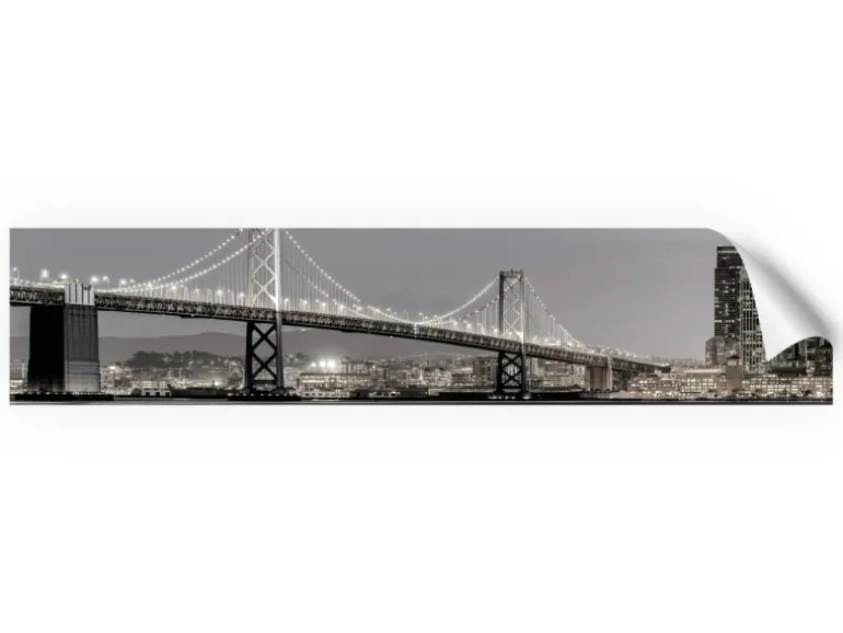 Myspotti Küchenrückwandfolie San Francisco Selbstklebend 280 cm x 60 cm