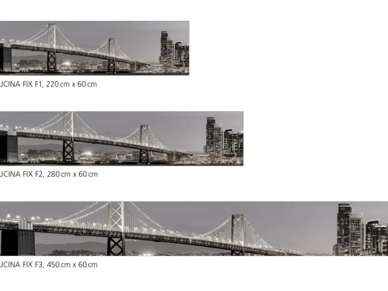 Myspotti Küchenrückwandfolie San Francisco Selbstklebend 280 cm x 60 cm