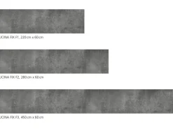 Myspotti Küchenrückwandfolie Concrete Black Selbstklebend 450 cm x 60 cm