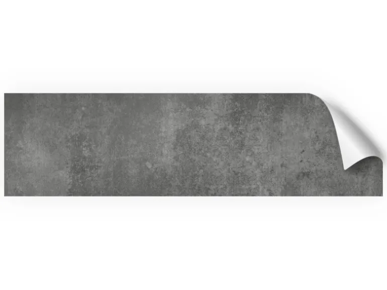 Myspotti Küchenrückwandfolie Concrete Black Selbstklebend 220 cm x 60 cm