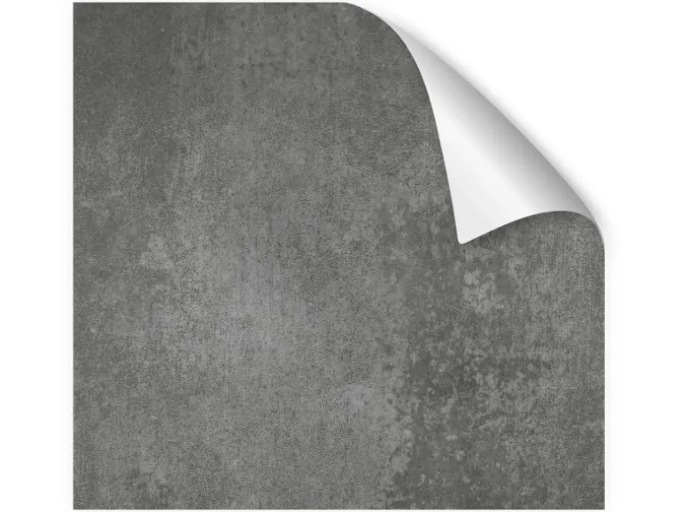 Myspotti Küchenrückwandfolie Concrete Black Selbstklebend 280 cm x 60 cm