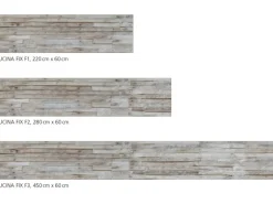 Myspotti Küchenrückwandfolie Wood Planks Selbstklebend 220 cm x 60 cm