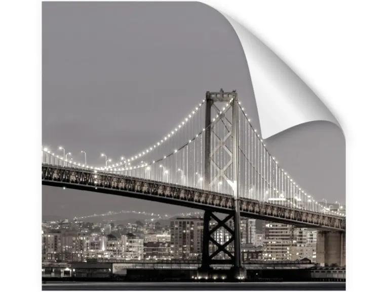 Myspotti Küchenrückwandfolie San Francisco Selbstklebend 450 cm x 60 cm