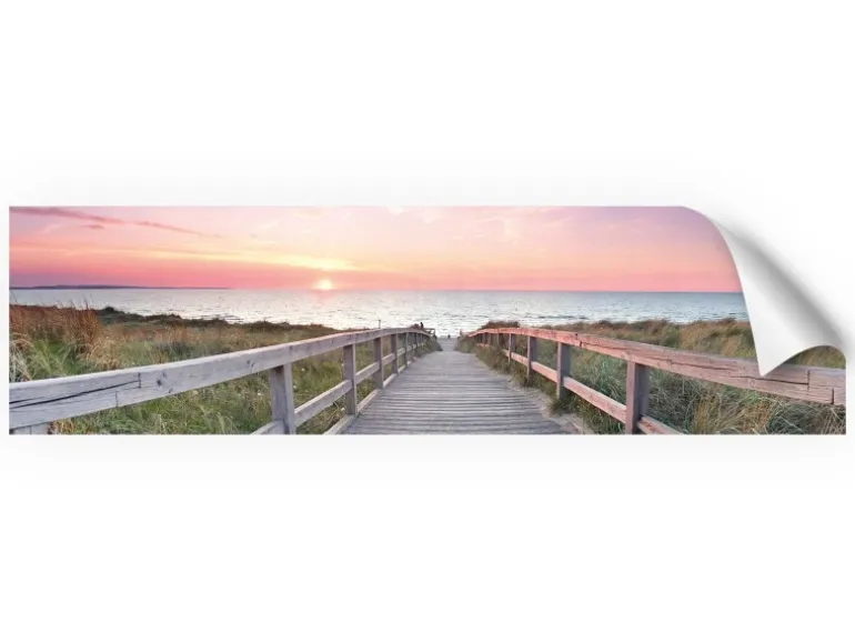 Myspotti Küchenrückwandfolie Ostseestrand Selbstklebend 220 cm x 60 cm