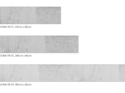 Myspotti Küchenrückwandfolie Blank Selbstklebend 450 cm x 60 cm Betonwand
