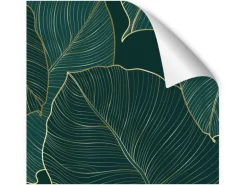 Myspotti Küchenrückwandfolie Leaves Green Selbstklebend 450 cm x 60 cm