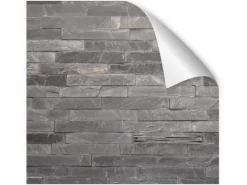 Myspotti Küchenrückwandfolie Black Bricks Selbstklebend 280 cm x 60 cm
