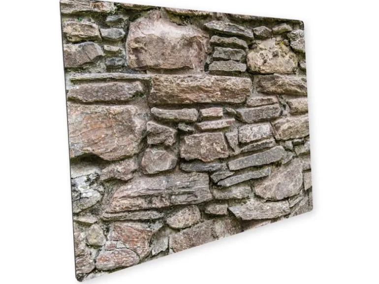 Myspotti Mini-Spritzschutzplatte Steinwand 59 cm x 41 cm