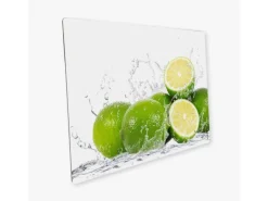 Myspotti Mini-Spritzschutzplatte Aqua Limette 59 cm x 41 cm
