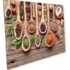 Myspotti Mini-Spritzschutzplatte Aromatico 59 cm x 41 cm Bunt