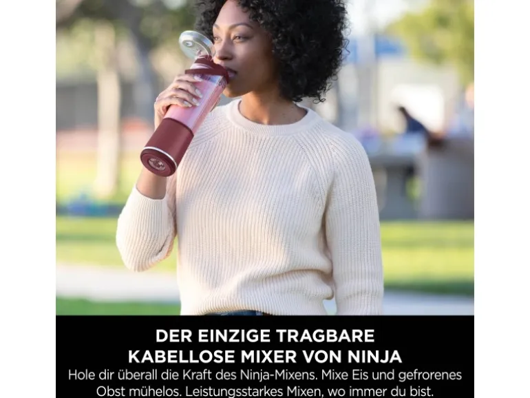 Ninja Mixer Blast BC151EUCR Kabellos Cranberry