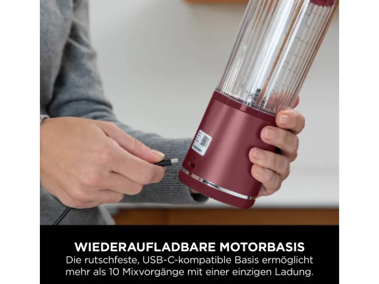 Ninja Mixer Blast BC151EUCR Kabellos Cranberry