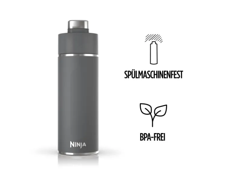 Ninja Trinkflasche Thirsti DW1801EUUKGY 530 ml Grau
