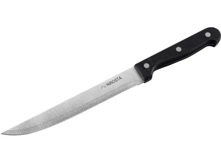 Nirosta Küchenmesser Mega 30 cm Silber-Schwarz