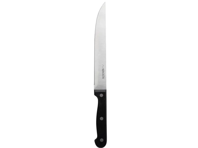 Nirosta Küchenmesser Mega 30 cm Silber-Schwarz