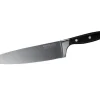 Nirosta Kochmesser Trinity 34 cm Silber-Schwarz