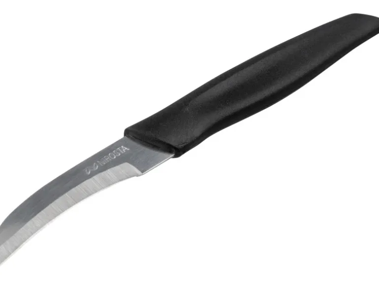 Nirosta Schälmesser Basic 17 cm Schwarz