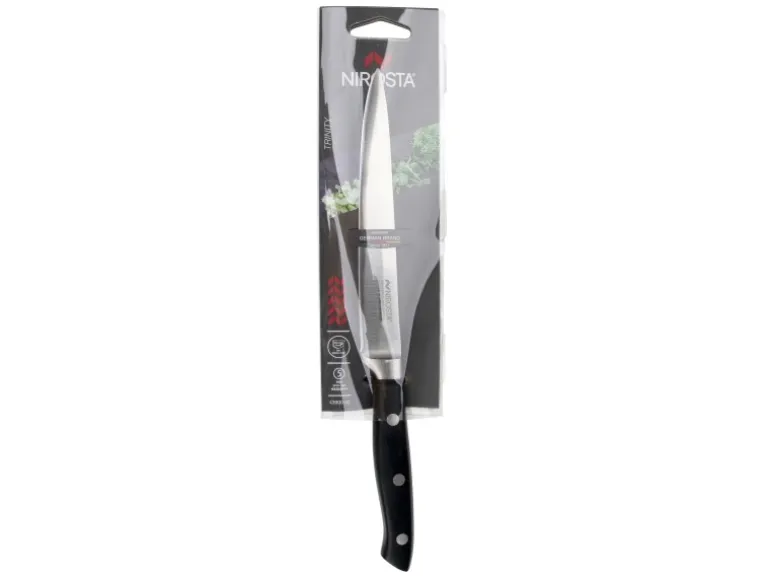 Nirosta Universalmesser Trinity 25,5 cm Silber-Schwarz