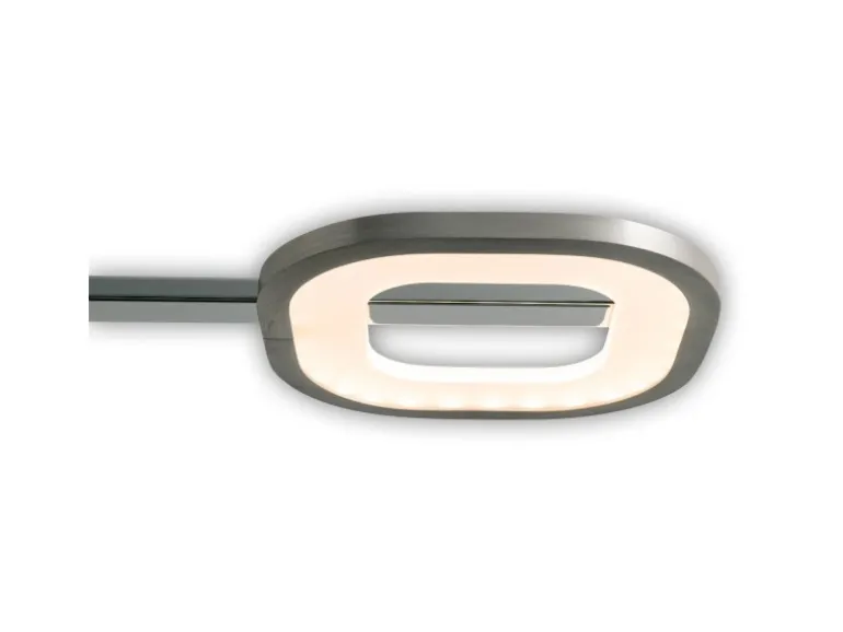 Näve LED-Pendelleuchte Beam Stahl-Blank 150 cm x 100 cm x 16 cm 4er-Set