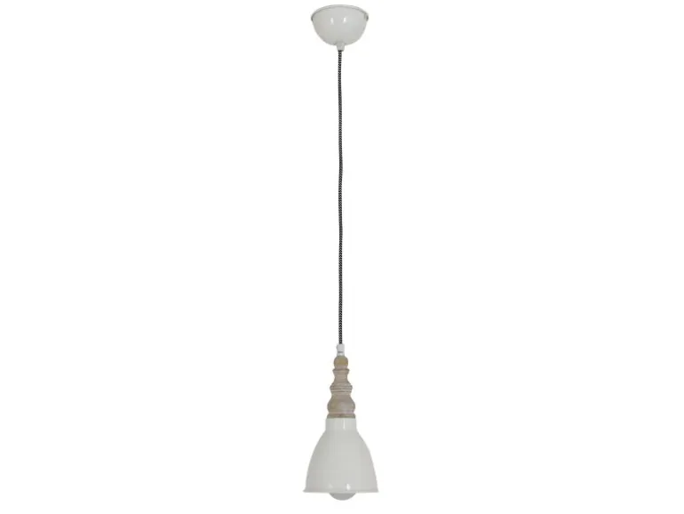 Näve Metall-Pendelleuchte Delhi Beige Ø 13 cm x 70 cm