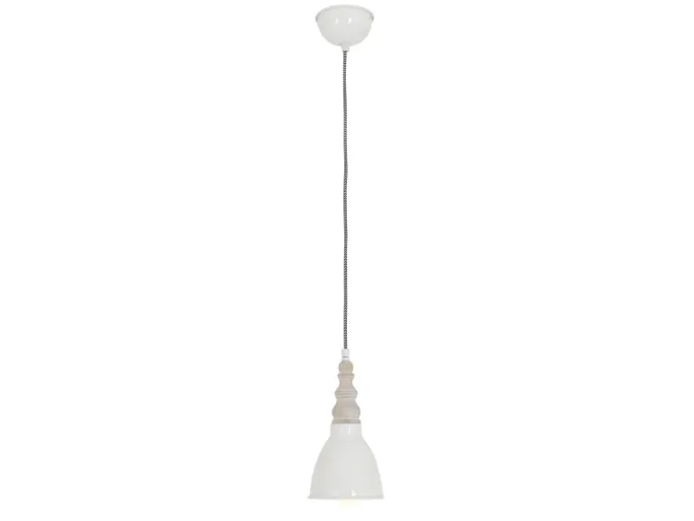 Näve Metall-Pendelleuchte Delhi Beige Ø 13 cm x 70 cm