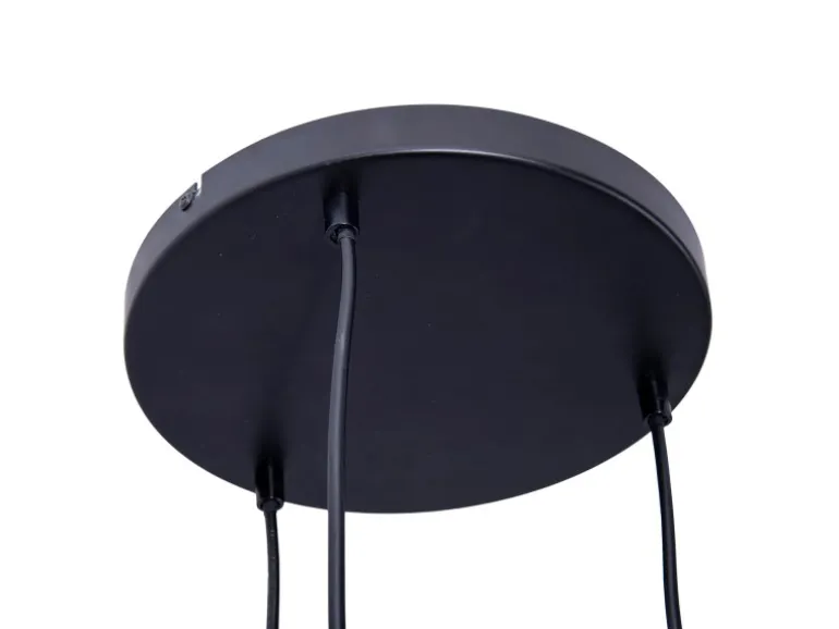 Näve Pendelleuchte Casco Schwarz Ø 25 cm x 120 cm 3er-Set