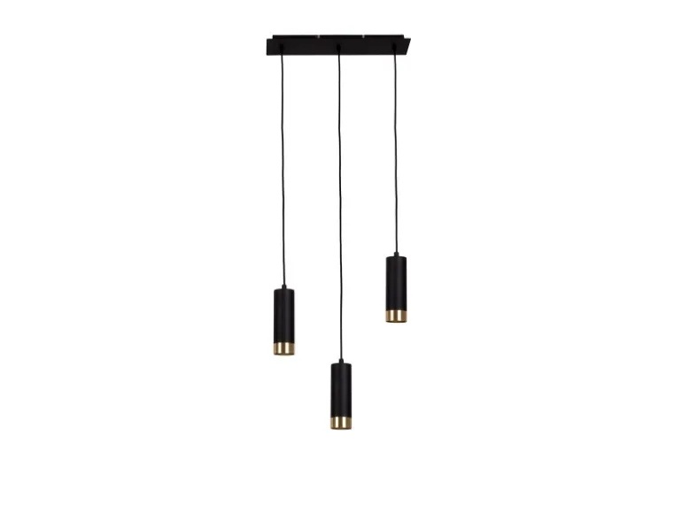 Näve Pendelleuchte Fridu Schwarz 150 cm x 48 cm x 9 cm 3er-Set