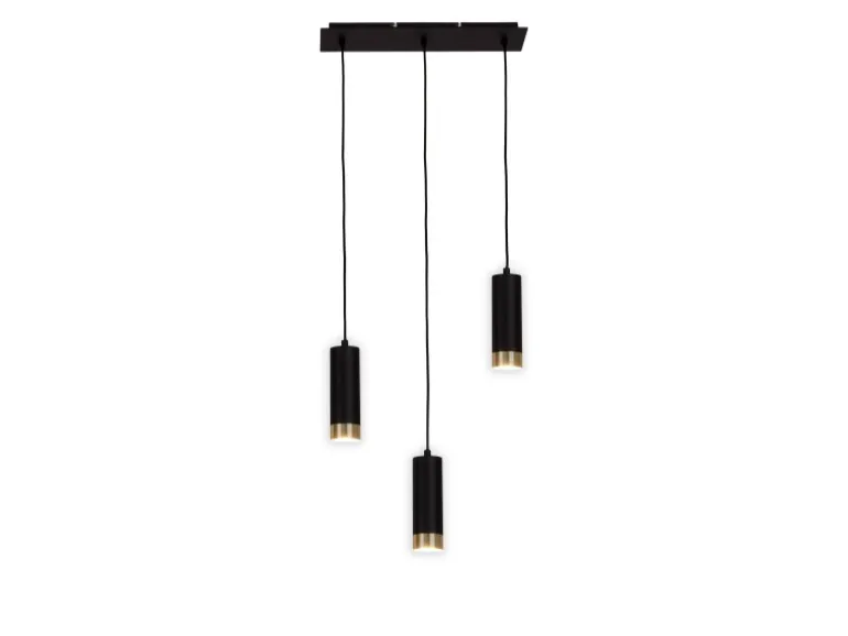 Näve Pendelleuchte Fridu Schwarz 150 cm x 48 cm x 9 cm 3er-Set