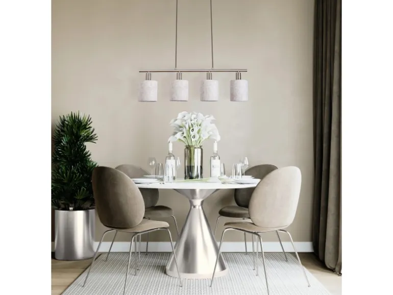 Näve Pendelleuchte Maron Natur 140 cm x 71,5 cm x 12 cm 4er-Set