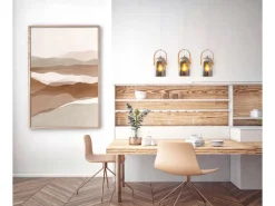 Näve Pendelleuchte Vidrio Silber 141 cm x 11,5 cm 64 cm 3er-Set