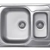 OBI Einbauspüle Quadra Duo 62 Edelstahl eckig