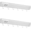 Oktaplex Talin 2er Set Unterbauleuchte Küche 76cm mit Steckdose Küchenbeleuchtung Warmweiß 3000K
