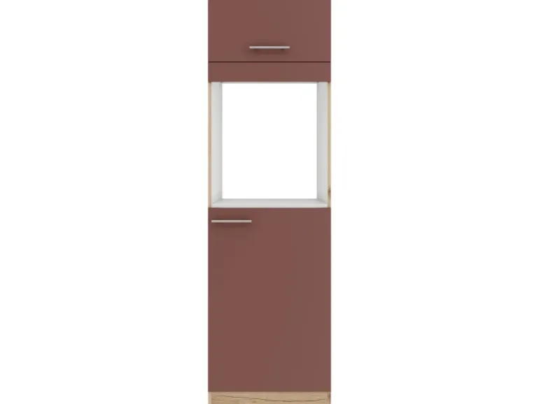 OPTIFIT Bari407 Küchen-Geräteumbauschrank 60 cm Rostrot