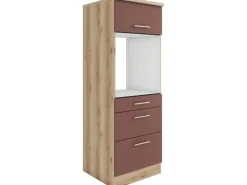 OPTIFIT Bari407 Küchen-Geräteumbauschrank 60 cm Rostrot