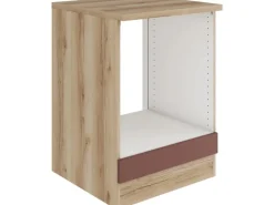 OPTIFIT Bari407 Küchen-Herdumbau 60 cm Rostrot