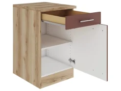 OPTIFIT Bari407 Küchen-Unterschrank 50 cm Rostrot