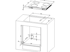 OPTIFIT Bari407 Küchenzeile 270 cm Rostrot