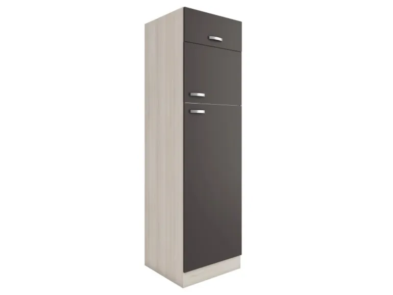 OPTIFIT Faro220 Küchen-Geräteumbauschrank 60 cm Anthrazit