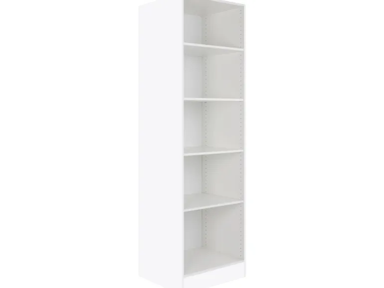 Optifit Hochschrankregal Salo214 60 cm x 206,8 cm x 55,5 cm Weiß