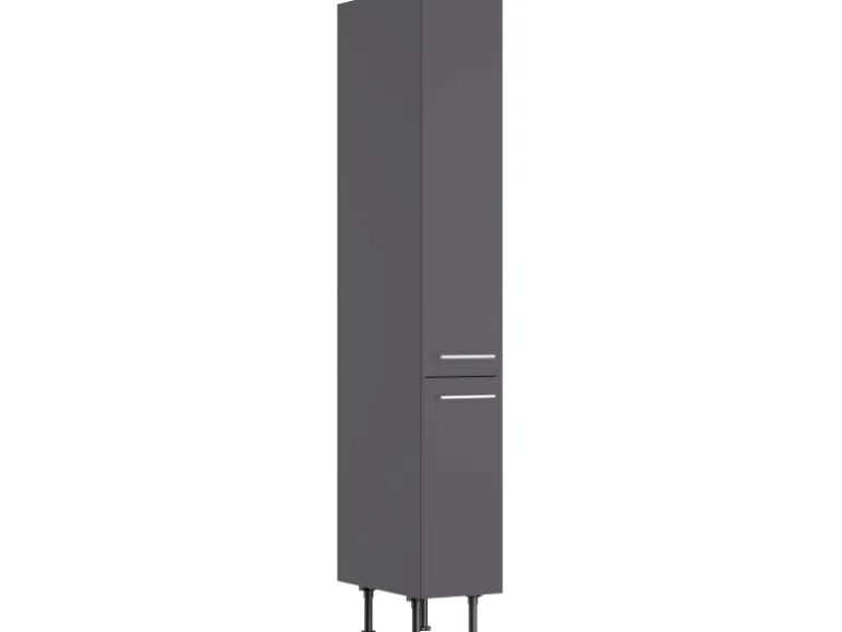 Optifit Küchen-Apothekerschrank Ingvar420 30cmx 211,8cmx 58,4cm Anthrazit Matt