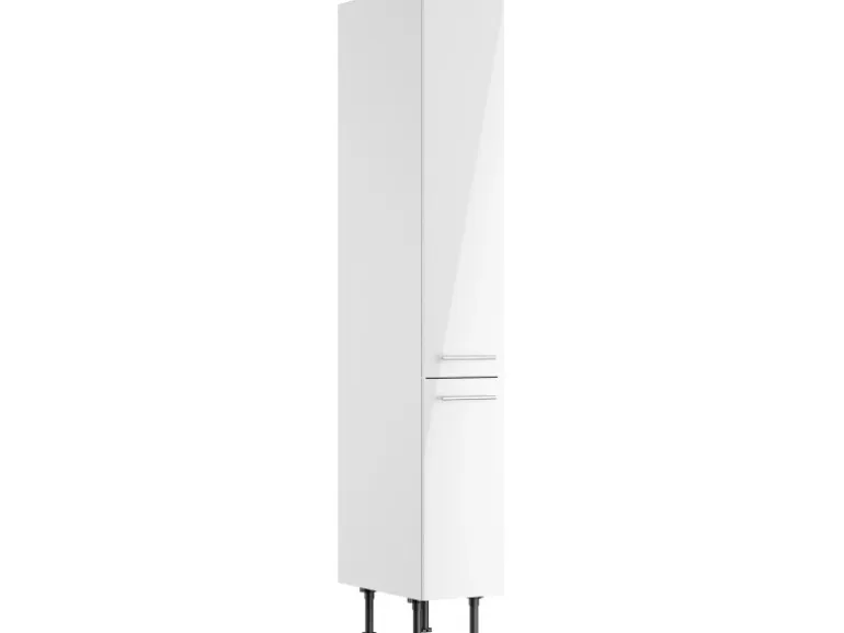 Optifit Küchen-Apothekerschrank Rurik986 30 cm x 211,8 cm x 58,4 cm Weiß