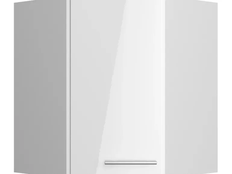 Optifit Küchen-Eckoberschrank Rurik986 60/60 cm x 70,4 cm x 34,9 cm Weiß