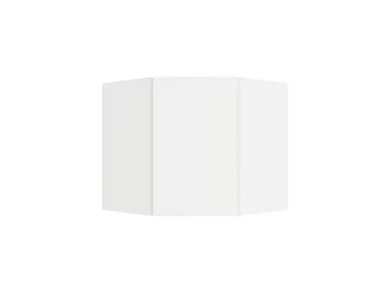 Optifit Küchen-Eckoberschrank 60 x 57,6 x 34,6 cm Luca932 Weiß Anthrazit