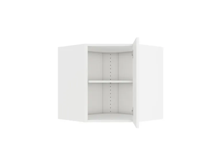 Optifit Küchen-Eckoberschrank 60 x 57,6 x 34,6 cm Luca932 Weiß Anthrazit