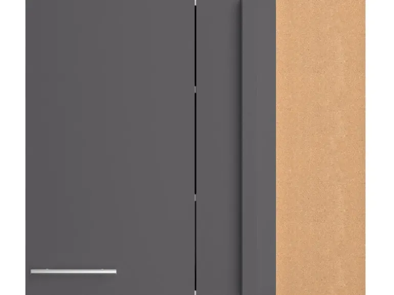 Optifit Küchen-Eckoberschrank Ingvar420 80/ 45 x 70,4 x 34,9 cm Anthrazit Matt